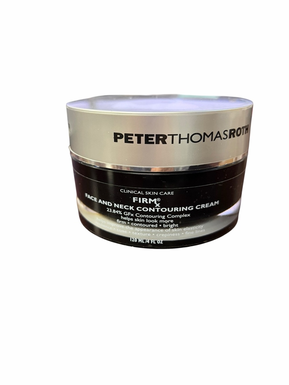 Peter Thomas Roth FirmX Face and Neck Contouring Cream - Black, Silver